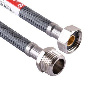 Шланг водяний TUCAI 1/2&Prime;х1/2&Prime; ЗВ 2,0м АНТИКОРОЗІЯ TAQ ACB MG-1212-2000 204464 9815 фото