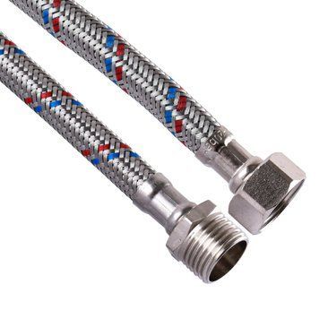 Шланг нержавіюча сталь ECO FIX 1/2&Prime;х1/2&Prime; ЗВ 0,6 м EPDM 12026 фото