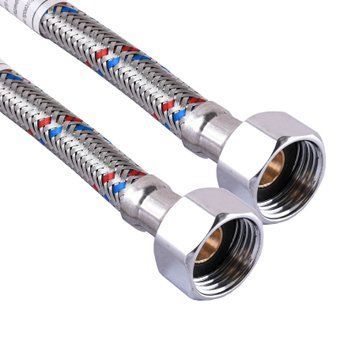 Шланг нержавіюча сталь ECO FIX 1/2&Prime;х1/2&Prime; ВВ 0,7 м EPDM 12644 фото
