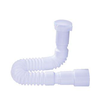 Гнучка труба Waterstal АС-10132 1 1/2&Prime; х 40/50 з гайкою 1350мм 13275 фото