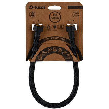 Шланг водяний TUCAI TAQ PREMIUM GRIF 1/2&Prime;x1/2&Prime; BВ 0,4м.АНТИКОР. ACB HG-1212-400 (Чорний Мат) 209969 29276 фото