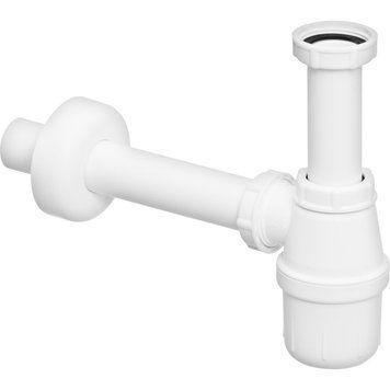 Сифон для раковини VIEGA 1 1/4&Prime;х1 1/4&Prime; пластик білий бутил. б/г 108694 808 фото